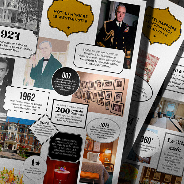 Moodboards - Hôtels Barrière
